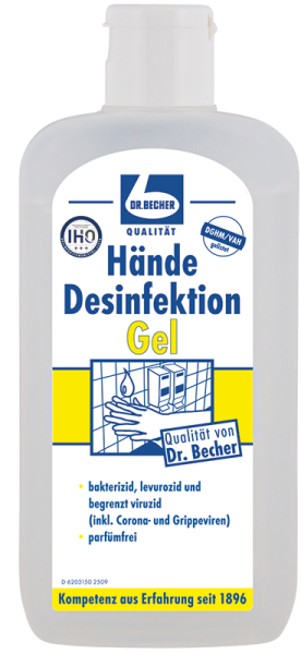 Dr. Becher H&auml;nde Desinfektion Gel &ndash; Dezinfekčn&iacute; gel na ruce, 100 ml