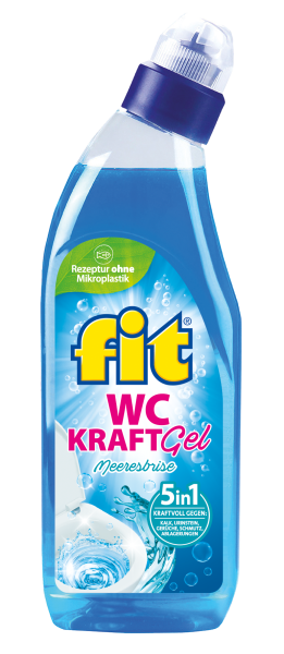 fit Kraftgel 5in1 Meeresbrise &ndash; Siln&yacute; WC čistič s vůn&iacute; mořsk&eacute;ho v&aacute;nku, 750 ml