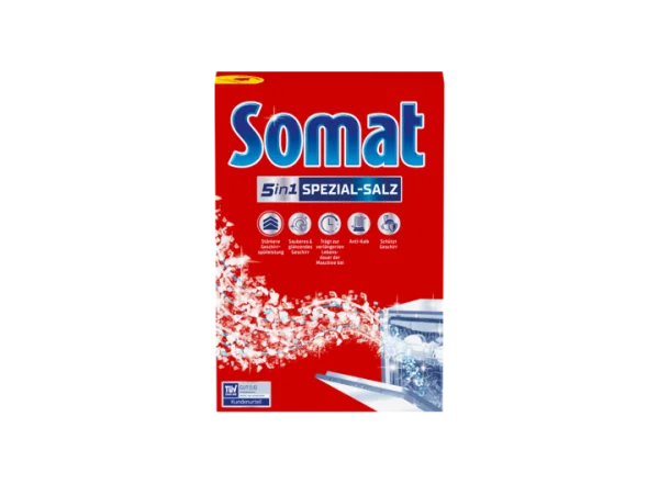 Somat Spezial-Salz 5in1 &ndash; Hrubozrnn&aacute; sůl do myčky pro maxim&aacute;ln&iacute; ochranu, 1,2 kg