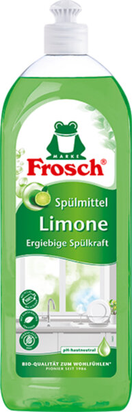 Frosch Limetka &ndash; Ekologick&yacute; prostředek na n&aacute;dob&iacute; s extra silou proti přip&aacute;lenin&aacute;m, 750 ml