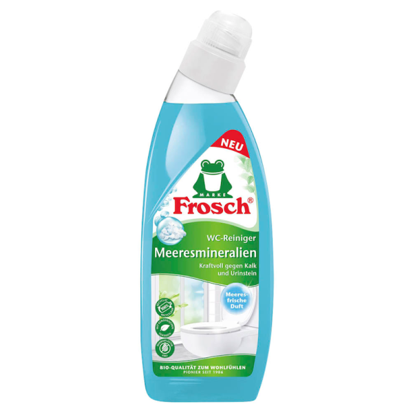 Frosch WC gel Mořsk&eacute; miner&aacute;ly &ndash; Ekologick&yacute; čistič s př&iacute;rodn&iacute; silou moře, 750 ml