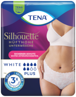 TENA Silhouette Pants Plus L b&iacute;l&eacute; 10 kusů