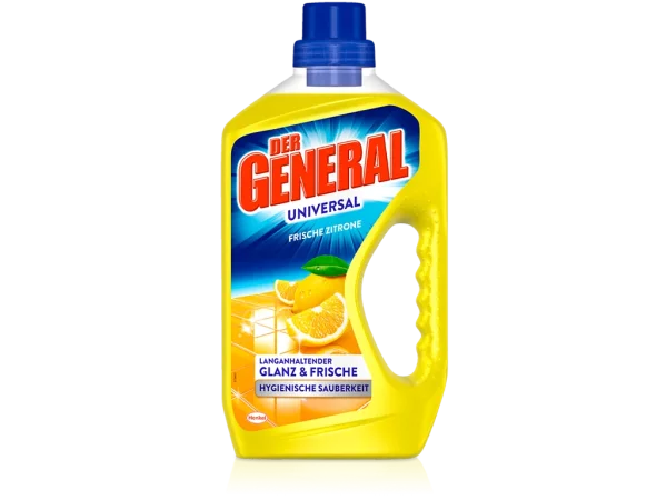 Der General Universalreiniger Frische Zitrone &ndash; Univerz&aacute;ln&iacute; čistič s opravn&yacute;m efektem, 750 ml