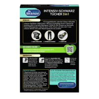 Dr. Beckmann Ubrousky pro intenzivn&iacute; černou 3v1...