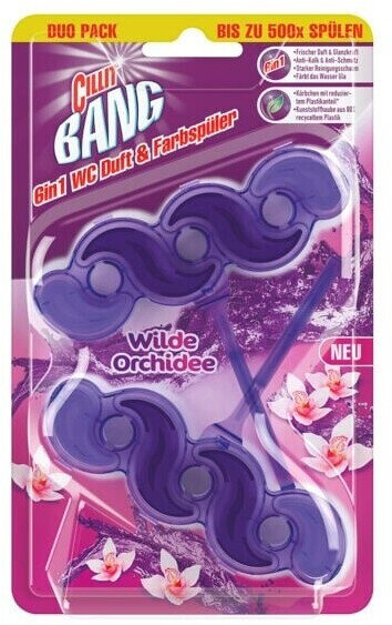 Cillit Bang 6in1 &ndash; osvěžovač a barvic&iacute; tabletka do WC, vůně Divok&aacute; orchidej