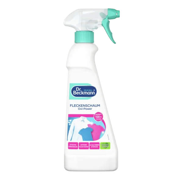 Dr. Beckmann Oxi-Power Fleckenschaum &ndash; Aktivn&iacute; pěna na skvrny s kysl&iacute;kovou silou, 500 ml