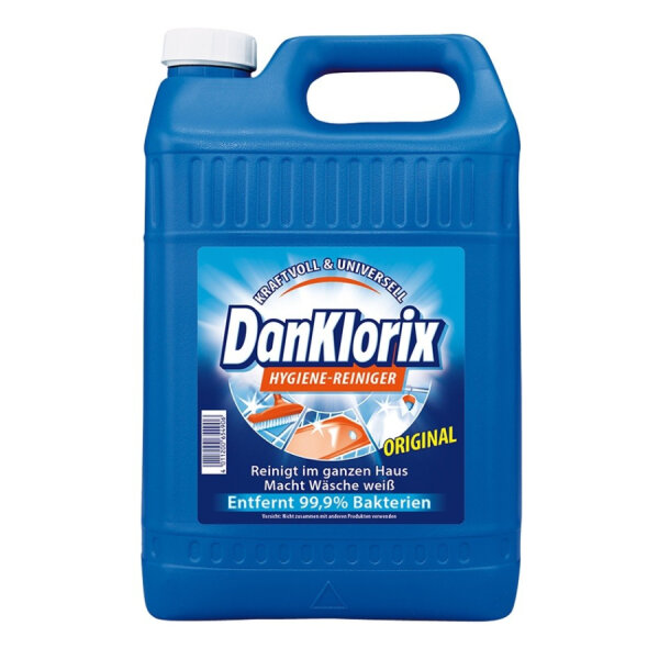 DanKlorix Hygiene Cleaner & Disinfectant, Original, 5 Litres