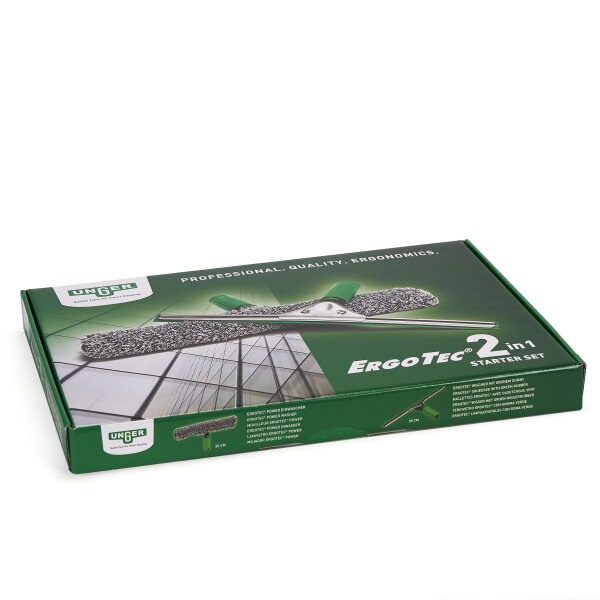Unger ErgoTec 2in1 Starter Set (AK011A) &ndash; Profesion&aacute;ln&iacute; sada pro myt&iacute; oken, 35 cm