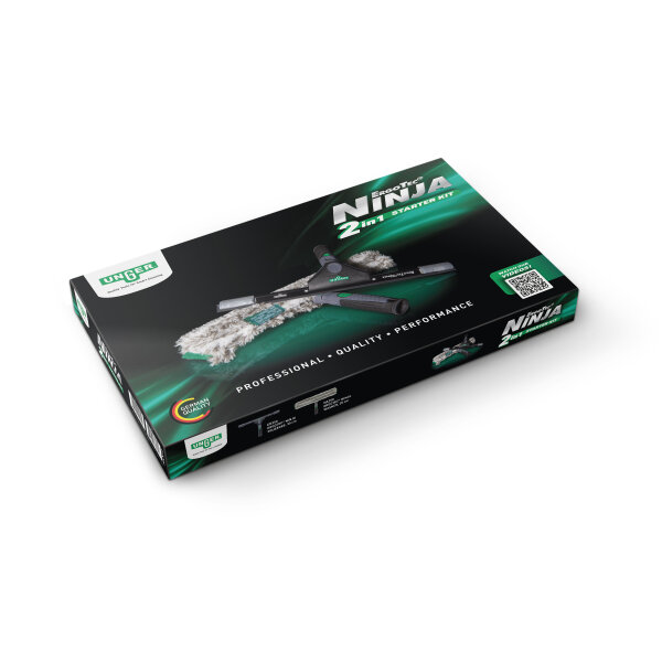 Unger ErgoTec NINJA Starter Set 2in1 &ndash; High-End profesion&aacute;ln&iacute; sada na okna, 35 cm