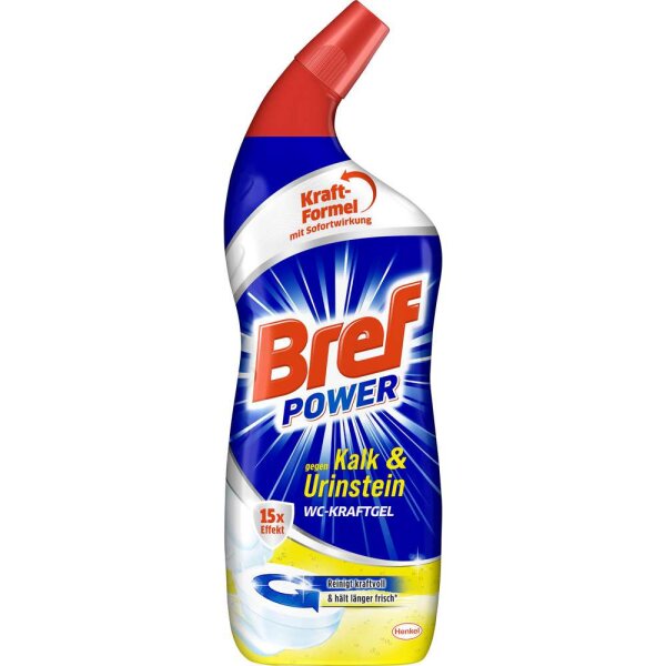 Bref Power, WC gel na vodn&iacute; a močov&yacute; k&aacute;men, 750 ml