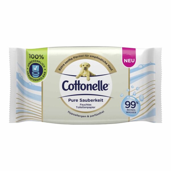 Cottonelle vlhčen&yacute; toaletn&iacute; pap&iacute;r, 38 ks