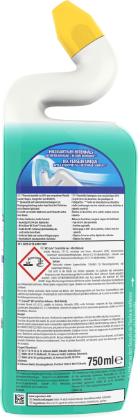 Duck Deep Action Gel Toilet Cleaner, Mint Melody, 750ml