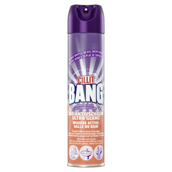Cillit Bang Active Foam Soap Scum & Shine, 600ml