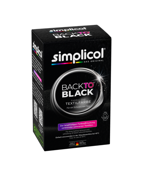 Simplicol Back-to-Black &ndash; Intenzivn&iacute; obnova čern&eacute; barvy 2 v 1, 400 g